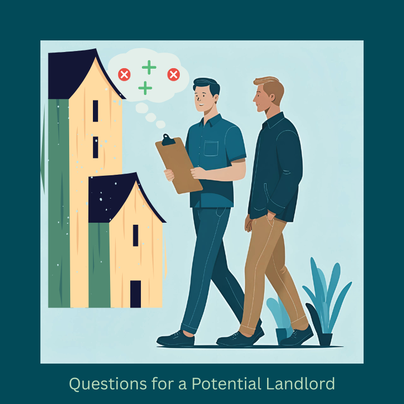 Landlord Questions Template | Rental Property Questions | Apartment Hunting Guide