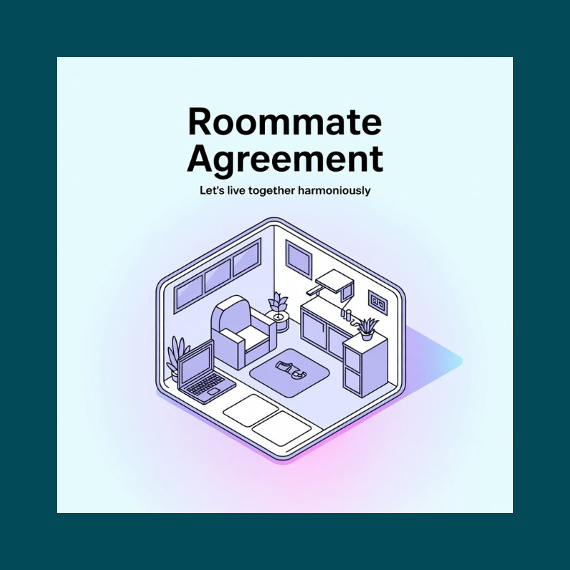 Comprehensive Roommate Agreement Template | Avoid Roommate Drama | Digital Download